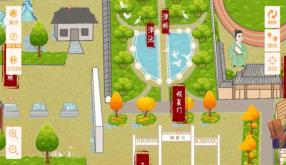 包头手绘地图景区语音讲解导览系统：智慧景区建设的基石